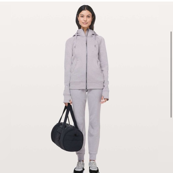 16. Lululemon Warm Down Jogger II Heather’s iced iris - Picture 2 of 16